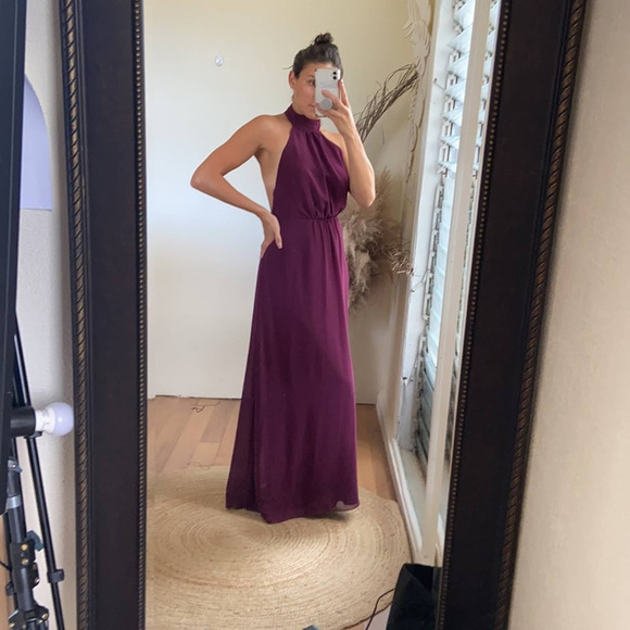 Show Me Your Mumu Collette Collar Maxi Merlot XS - Picture 14 of 15